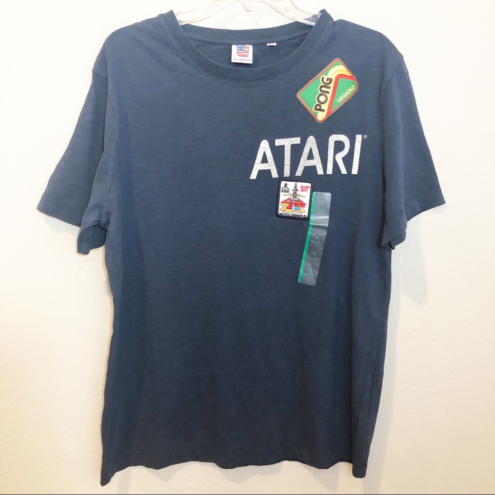 JUNK FOOD CLOTHING Atari  Pong graphic Tee nwot‎